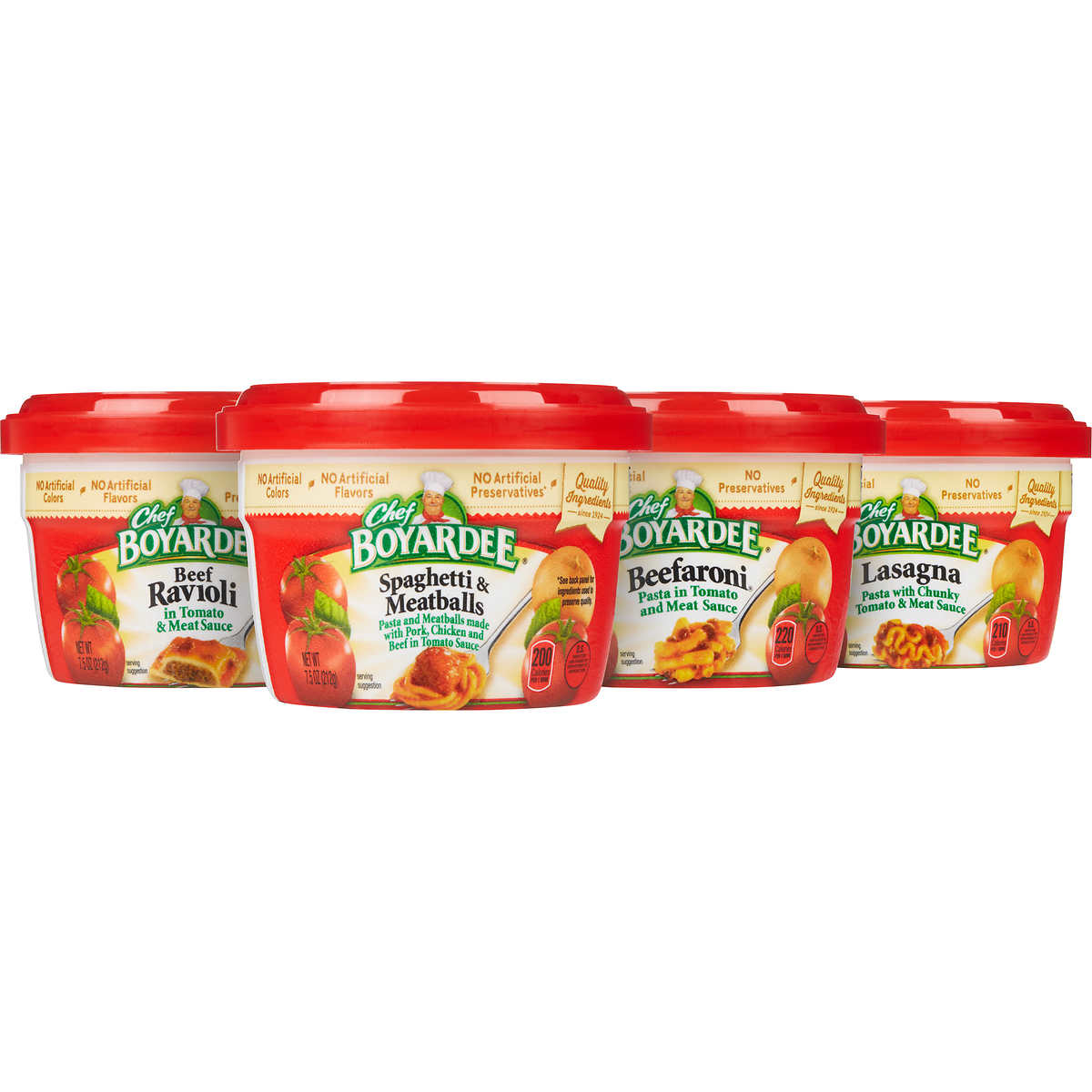 Chef Boyardee Microwave Meals Variety Pack 7 5 Oz 12 Ct