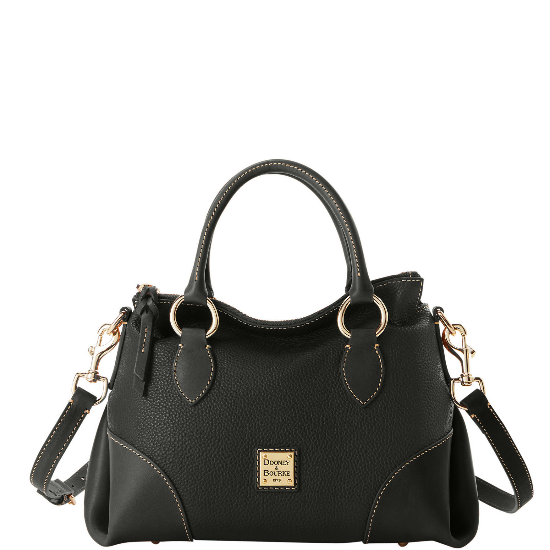 Dooney Bourke Women s Pebble with Florentine Trim Satchel 30 Bag in Red