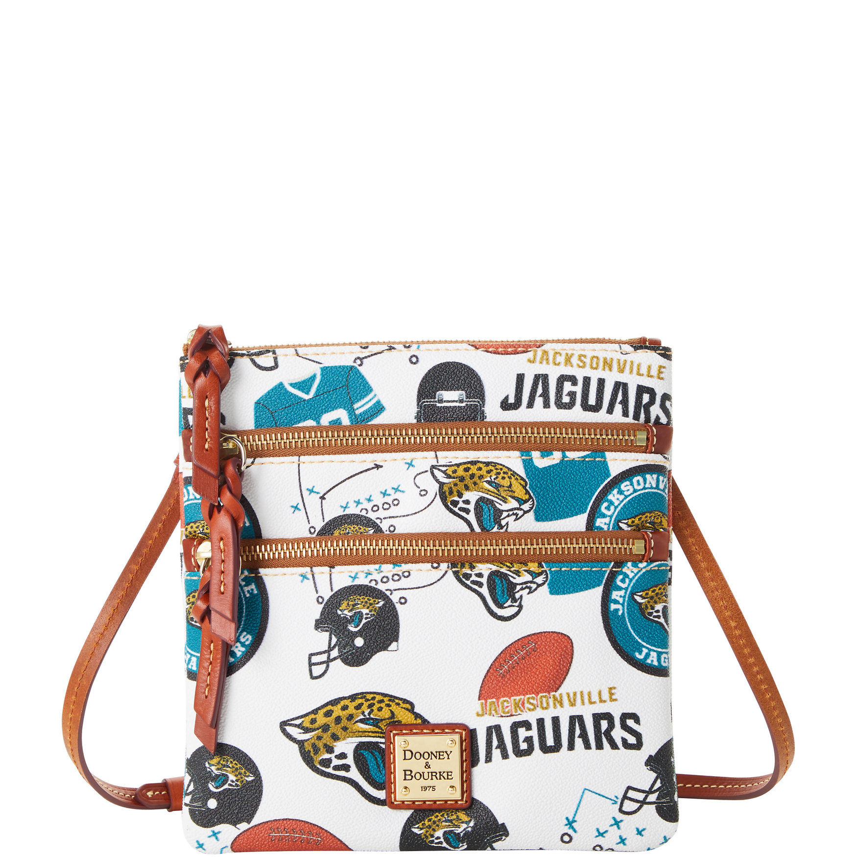 Dooney & Bourke NFL Jaguars N S Triple Zip Crossbody