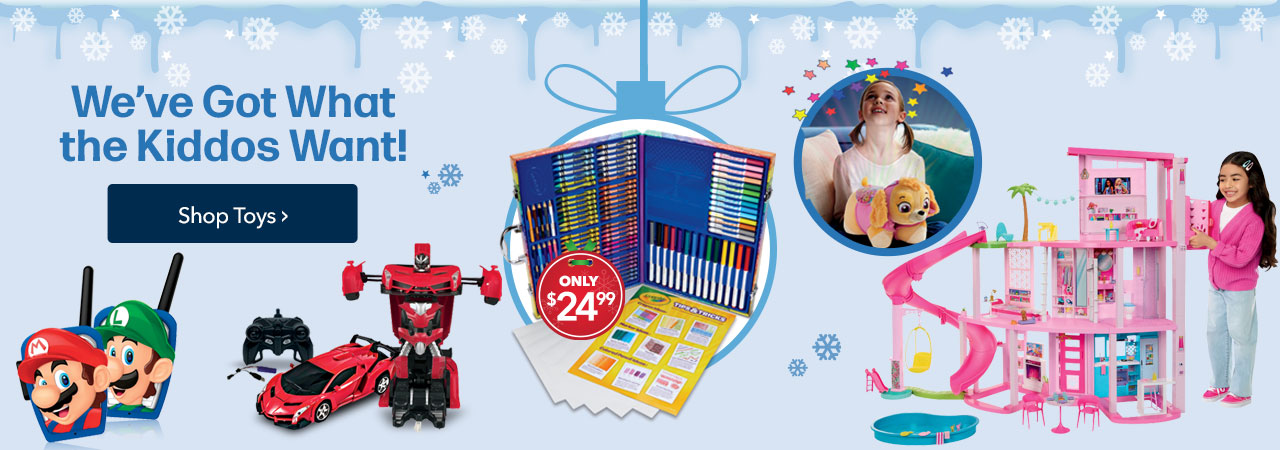 Shop the toys every kid has on their list today, pay later with Stoneberry Credit®