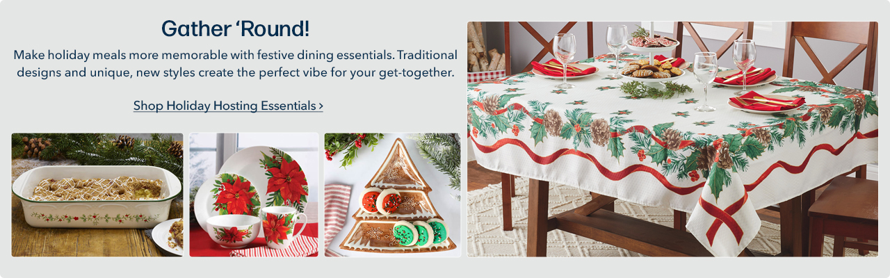 Shop Holiday Hosting Essentials