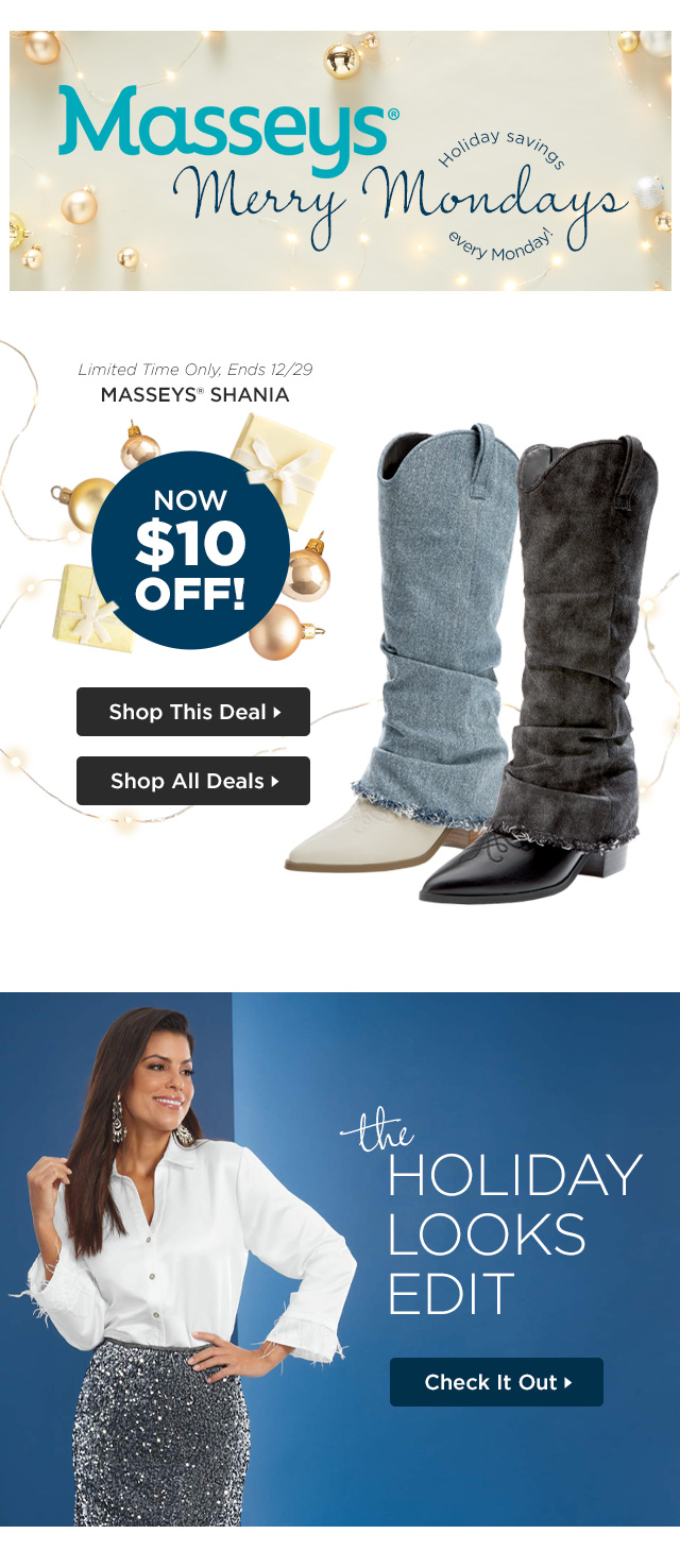 Shop Clothing Shoes and Accessories with Massey s Credit Masseys