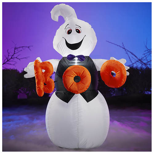 4' Inflatable Boo Ghost - Color Out of Stock | Stoneberry