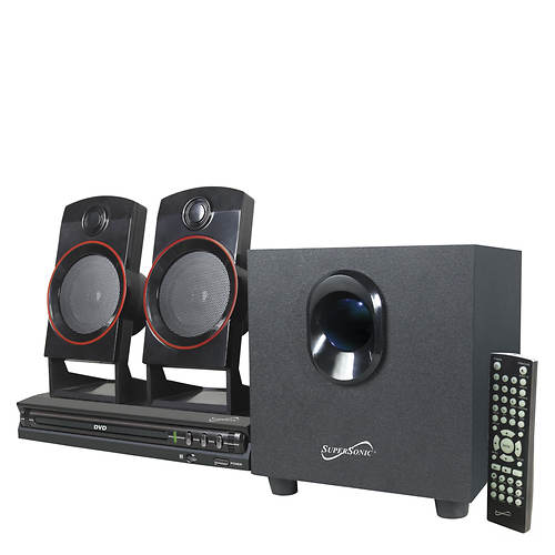 SuperSonic 2.1 Channel DVD Home Theater Speaker System