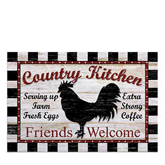 Country Kitchen Welcome Mat