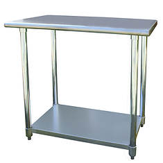 AmeriHome 24"x36" Stainless Steel Work Table