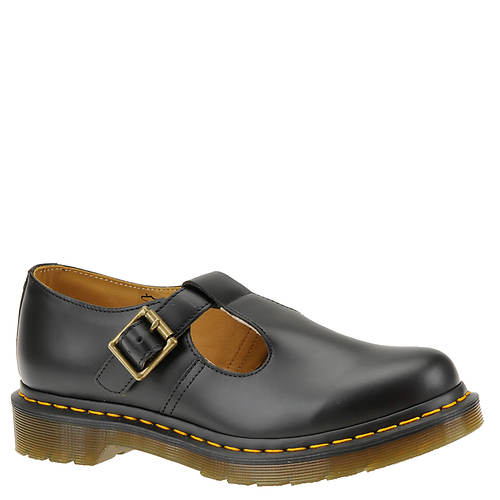 Dr Martens Polley T-Bar Smooth (Women's) | FREE Shipping at ShoeMall.com