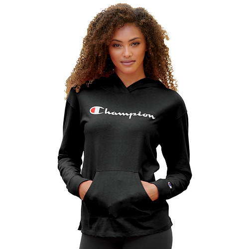 Champion® Women's Middleweight Jersey Hoodie - Color Out of Stock | FREE  Shipping at ShoeMall.com