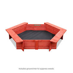 Sportspower 4.3' Hexagon Sandbox with Cover