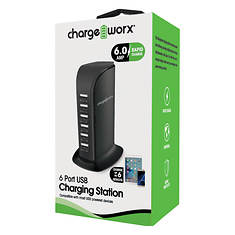 ChargeWorx 6 USB Port Charging Station