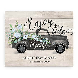 Together We Have It All Personalized 11x14 Canvas
