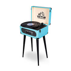 Victor 5-in-1 Music Center with Chair-Height Legs