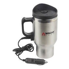 Wagan Tech 12V Deluxe Stainless Steel Heated Travel Mug