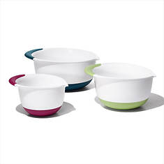 OXO Good Grips 3-Piece Mixing Bowl Set with Handles