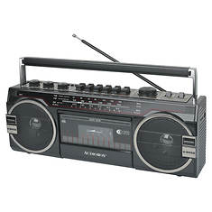 Audiobox 10W Portable Cassette Player and Recorder Boombox