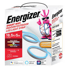 Energizer Connect 16.5' WiFi Indoor/Outdoor White/Multi LED Light Strip