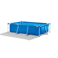 Pool Central 8.5' x 5.25' Rectangular Frame Above Ground Swimming Pool with Filter Pump