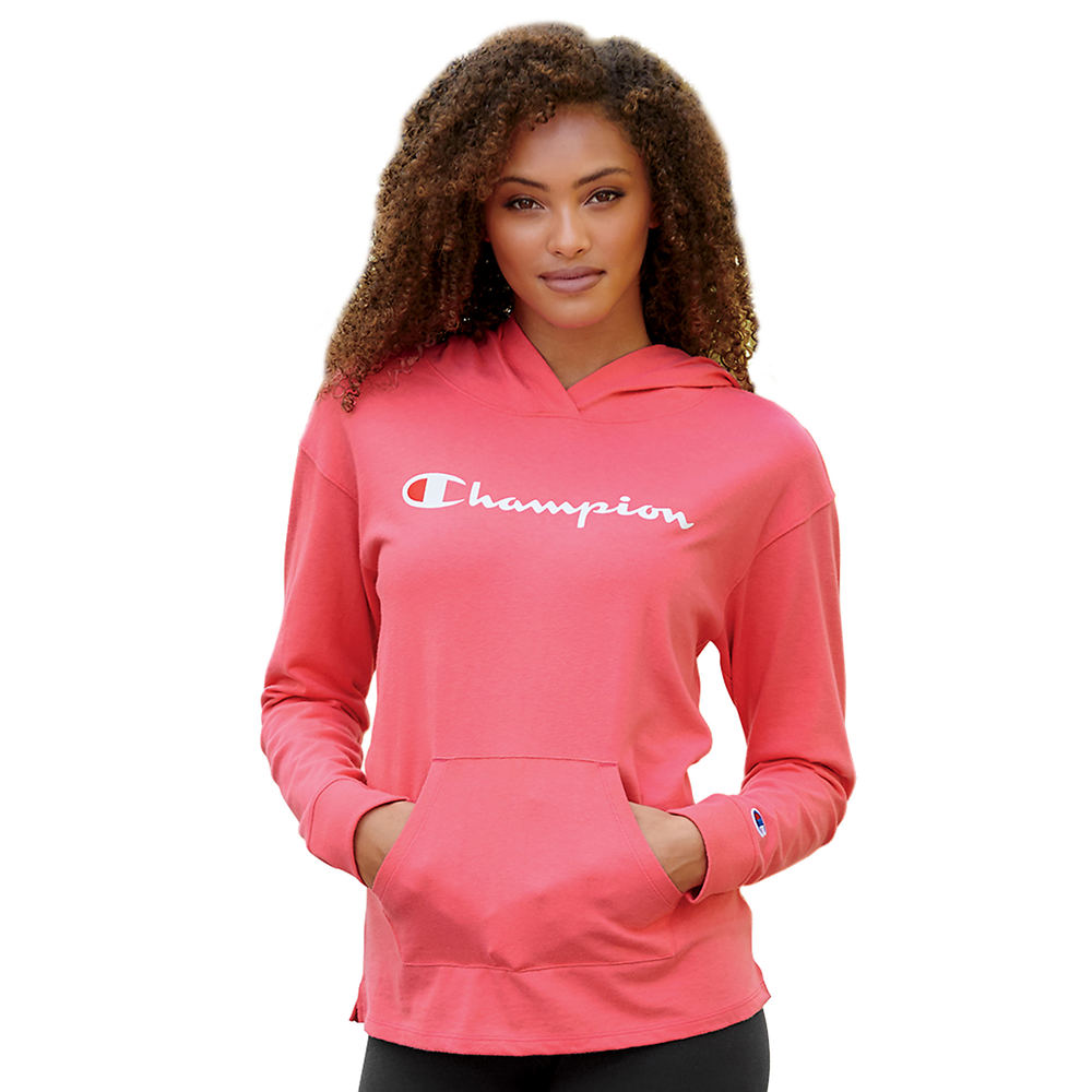 Champion® Women's Middleweight Jersey Hoodie - Color Out of Stock | FREE  Shipping at ShoeMall.com