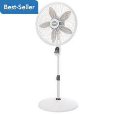 Lasko® 18" Adjustable Pedestal Fan With Remote