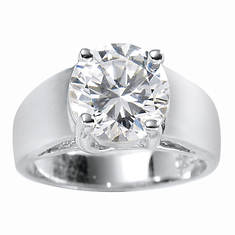 Women's CZ Solitaire Ring