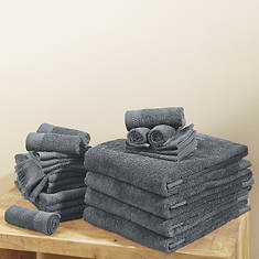 24-Piece Everyday Ringspun Cotton Towel Set