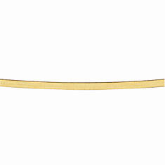 18" 10K Gold Herringbone Chain 