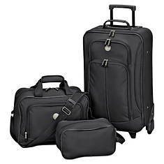 Travelers Club Euro Value 3-Piece Carry-On Luggage Set