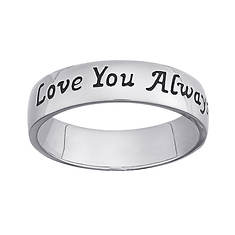 Sterling Silver Love Always Ring