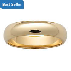 14K Gold-Plated Wedding Band
