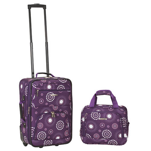 Rockland Fashion 2-Piece Luggage Set | Stoneberry