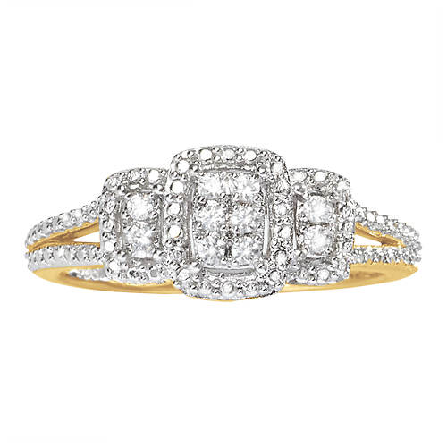 Women's Diamond Halo Ring