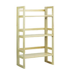 Casual Home 20.75" 3-Tier Folding Bookcase