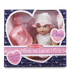 Melissa & Doug Mine to Love - Annie 12" Drink & Wet Doll