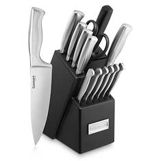 Cuisinart 15-Piece Stainless Steel Cutlery Block Set
