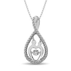 Diamond Mother/Child Necklace