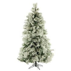 Fraser Hill 6.5' Snowy Christmas Tree