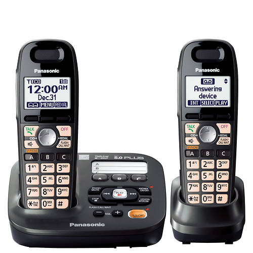 Panasonic Amplified Easy-Read Cordless Phone System