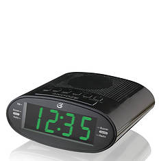 GPX Alarm Clock Radio 1.2" Green Display