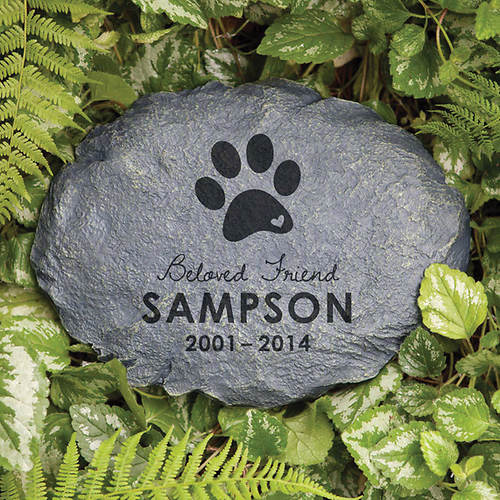 Personalized In Loving Memory Garden Stone - Beloved Dog