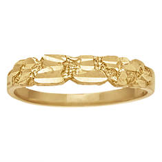 Women's 10K Gold Nugget Ring