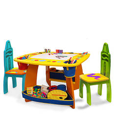 Grow'n Up Crayola Wooden Table and Chair Set