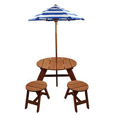 Table and Chairs with Umbrella