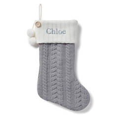 Personalized Cable Knit Stocking