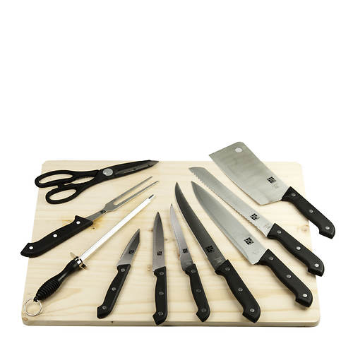 10-Piece Knife Set with Board