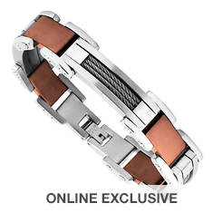 Stainless Steel Wire Bracelet (Men's)