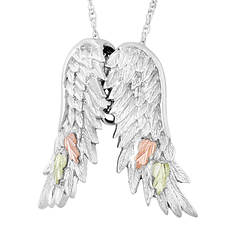 Landstroms Black Hills Gold Angel Wings Necklace