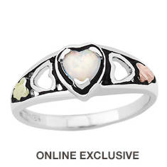 Black Hills Gold Opal Heart Ring (Women's)