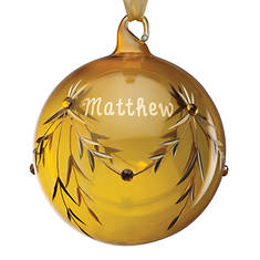 Personalized Birthstone Ornament