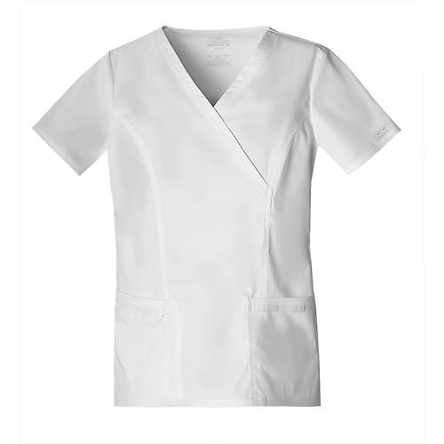Cherokee Medical Uniforms Workwear Stretch Mock Wrap Top