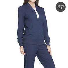 Dickies Medical Uniforms Women's Dynamix-Zip Front Warm-Up Jacket